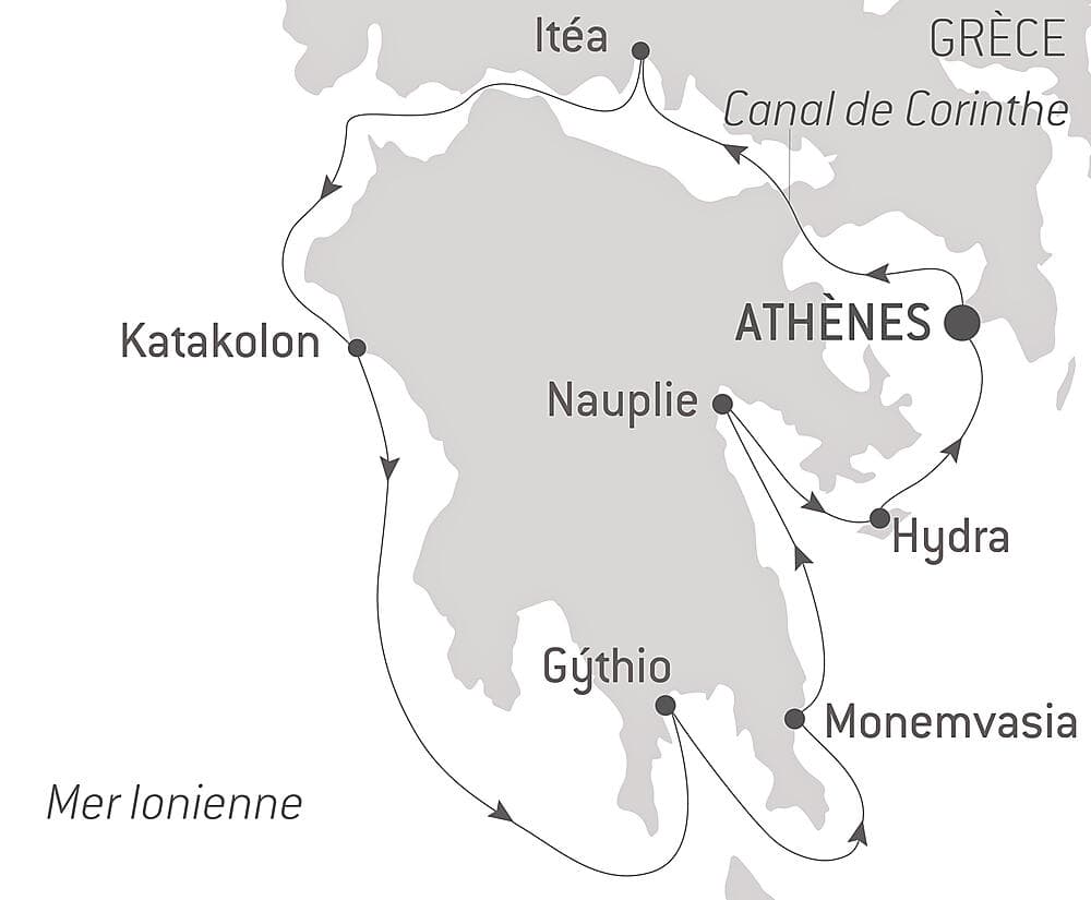 Paysages et sites emblématiques du Péloponnèse  null