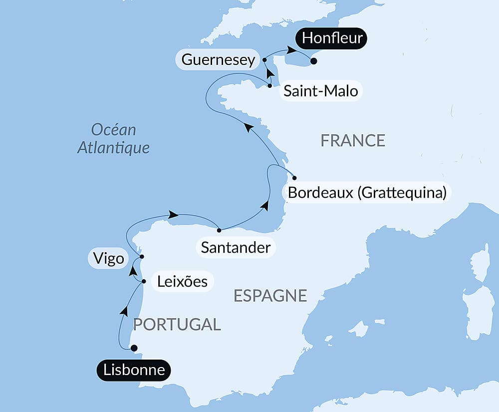 Péninsule ibérique et cités fortifiées d'Atlantique