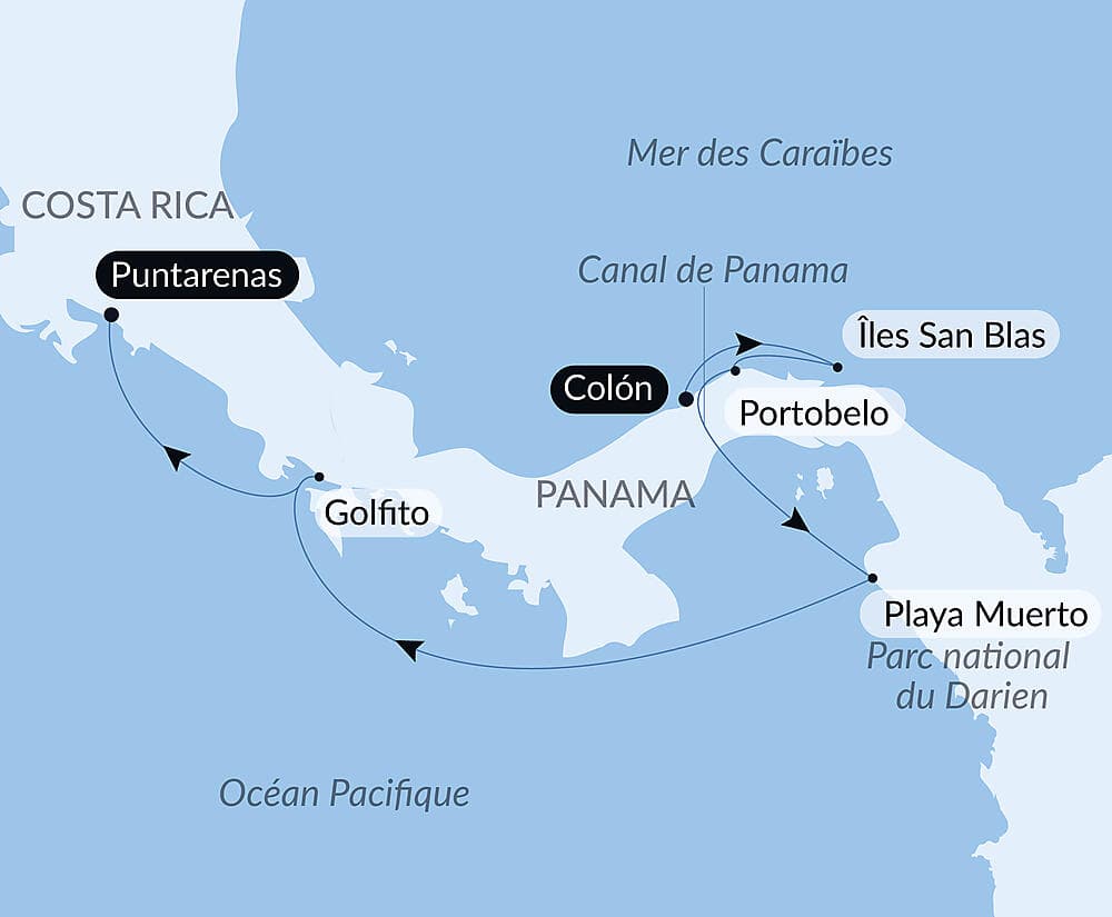 Canal de Panama et joyaux d'Amérique centrale  null