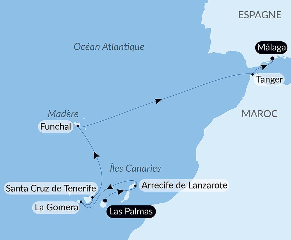 Odyssée atlantique des Canaries à la péninsule ibérique