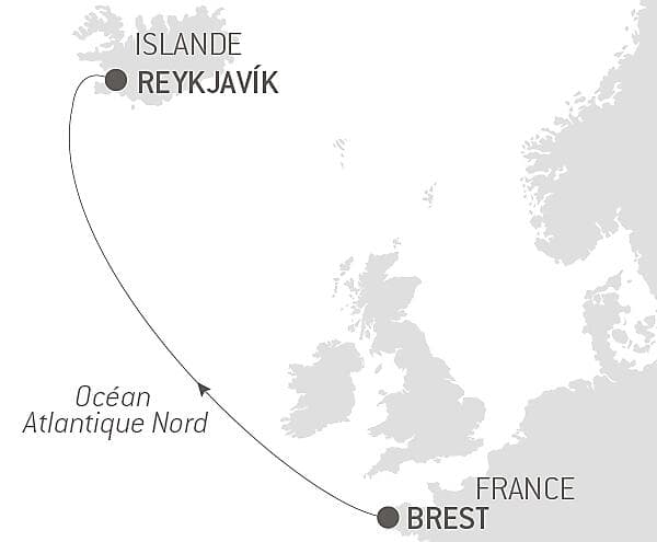 Voyage en mer : Brest-Reykjavik null